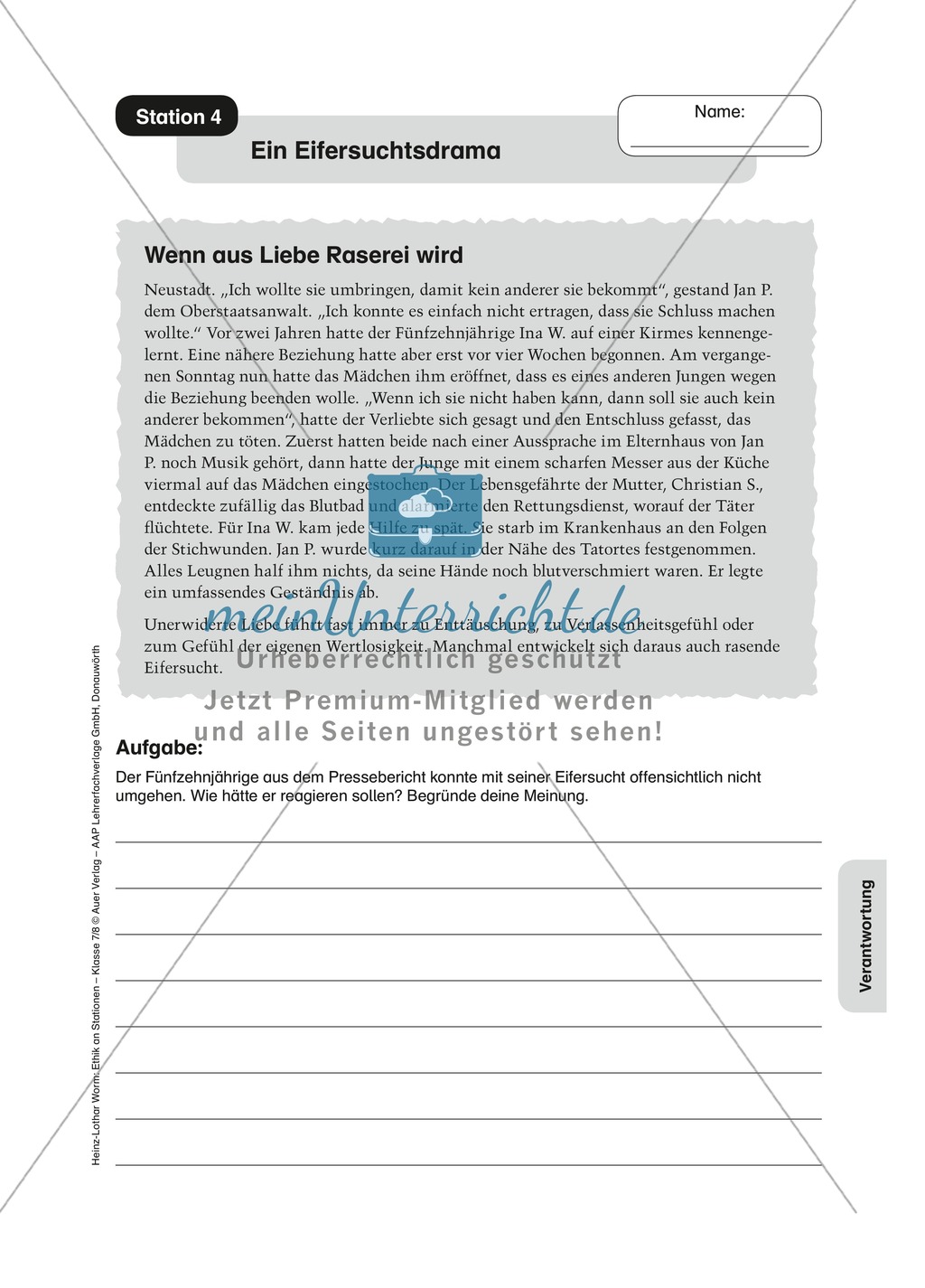 Mensch und Umwelt an Stationen Preview 4