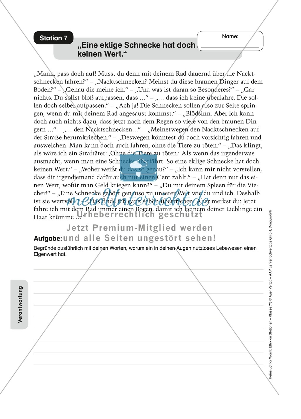 Mensch und Umwelt an Stationen Preview 7
