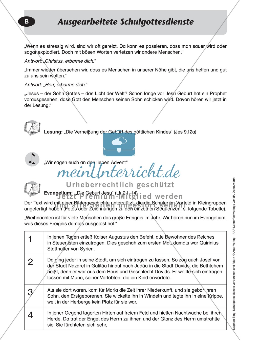 Gottesdienst gestalten: Einstieg und Begrüßung zum Thema Weihnachten Preview 2