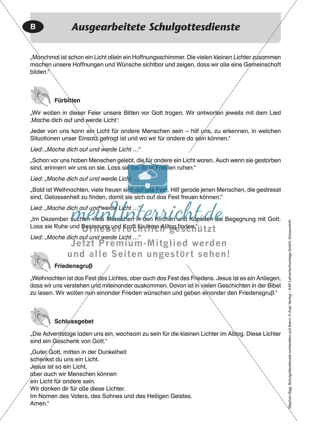 Gottesdienst gestalten: Die Geburt Jesu als Bildergeschichte Preview 3