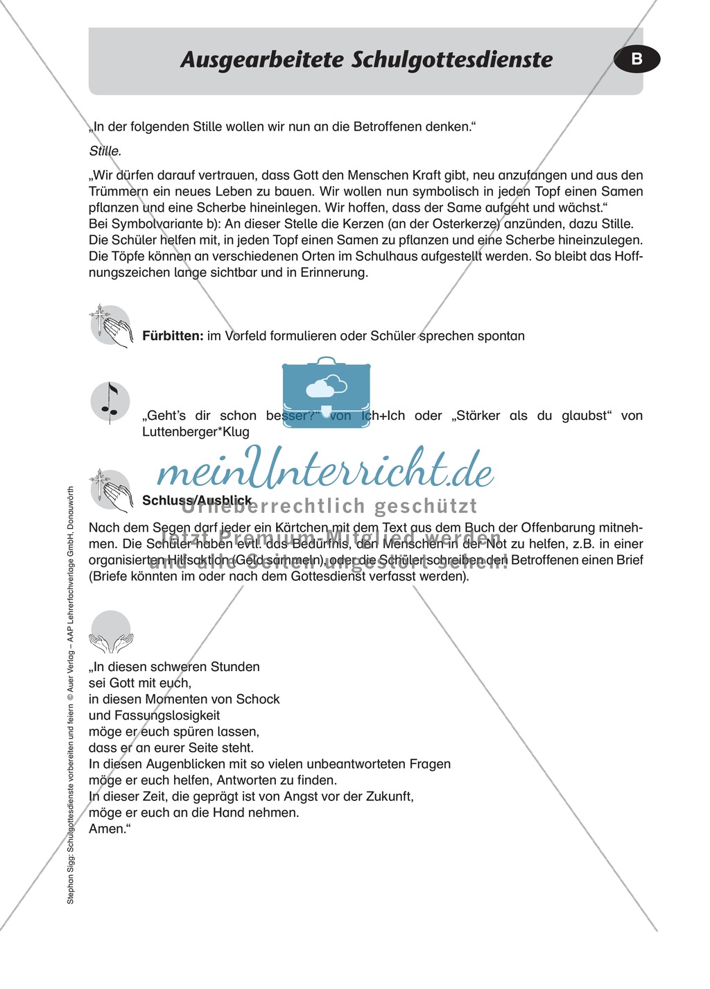 Gottesdienst zum Thema erschütterndes Ereignis Preview 3