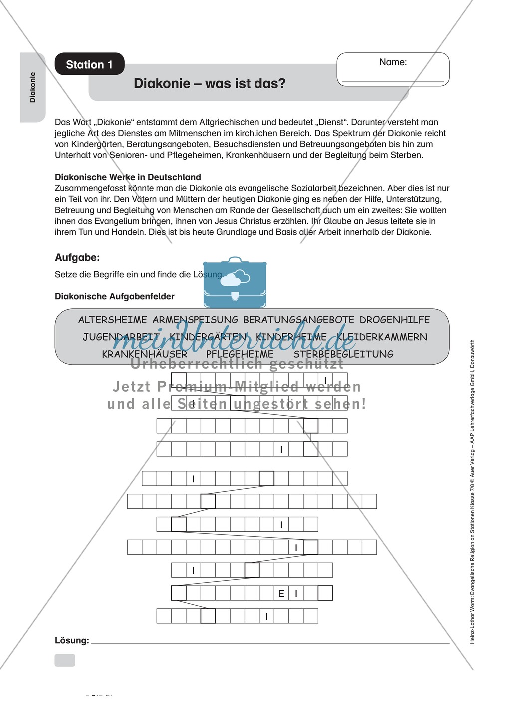 Diakonie: Was Diakonie bedeutet Preview 1