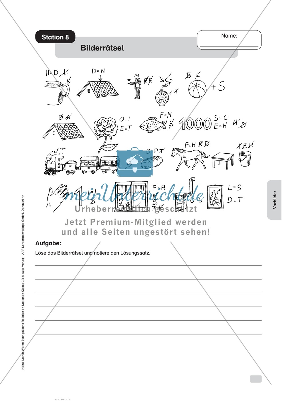 Vorbilder aus Vergangenheit und Gegenwart an Stationen Preview 8