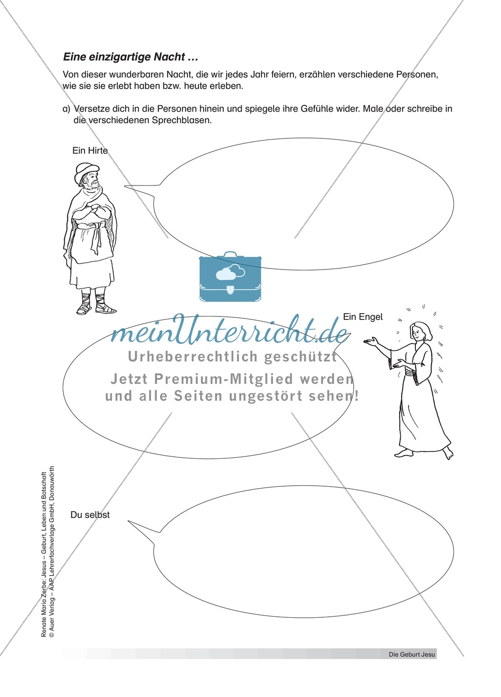 Unterrichtsideen zur Geburt Jesu Preview 7