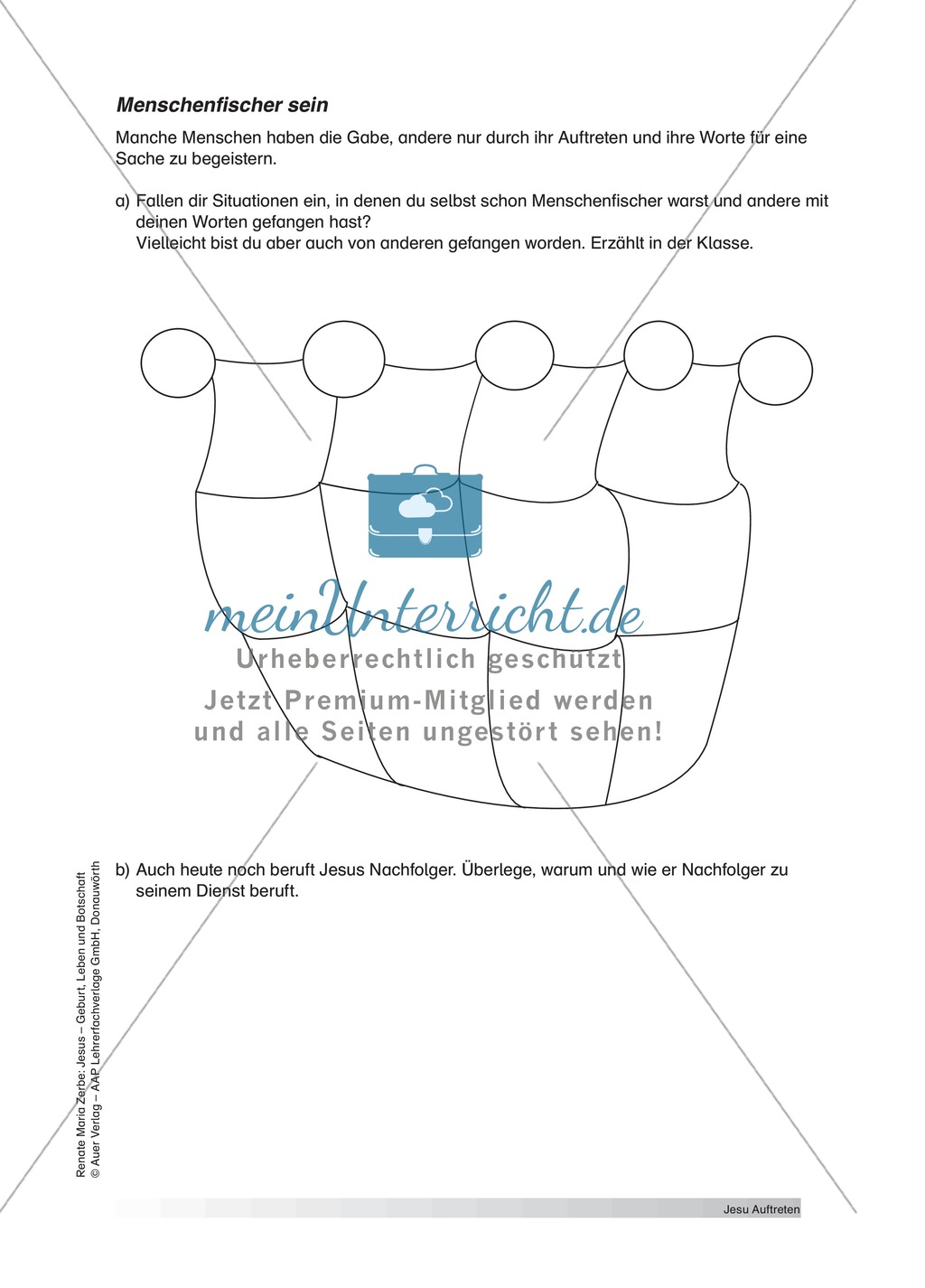 Unterrichtsideen zum Thema Jesus` Auftreten Preview 8