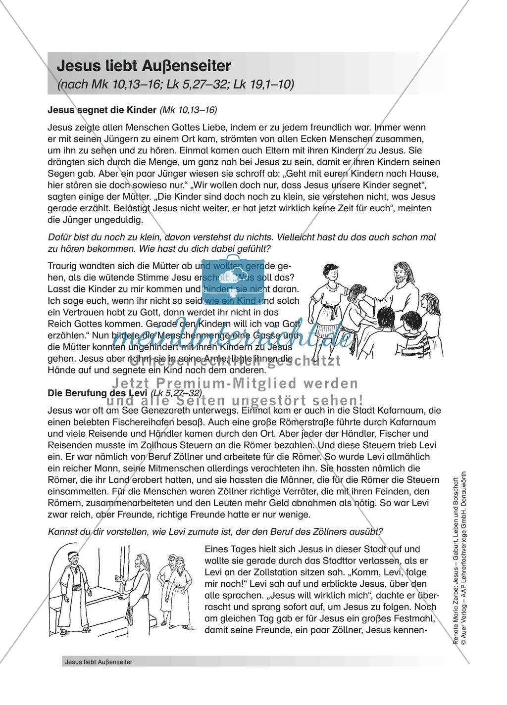 Jesus: Levi und Zachäus Preview 1