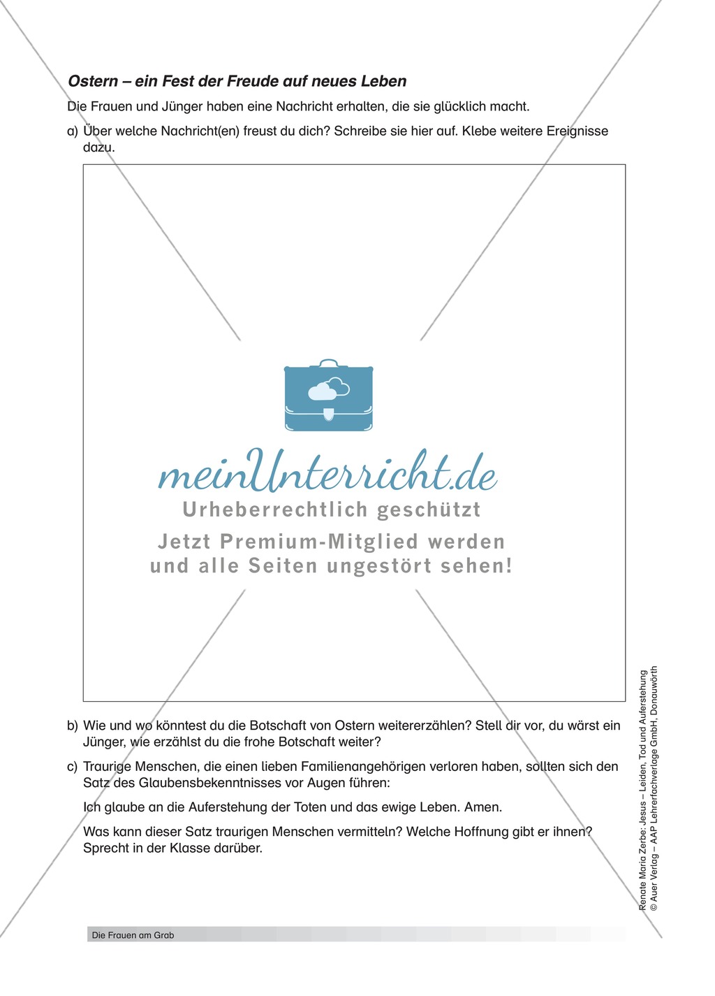 Unterrichtsvorschlag zum Thema