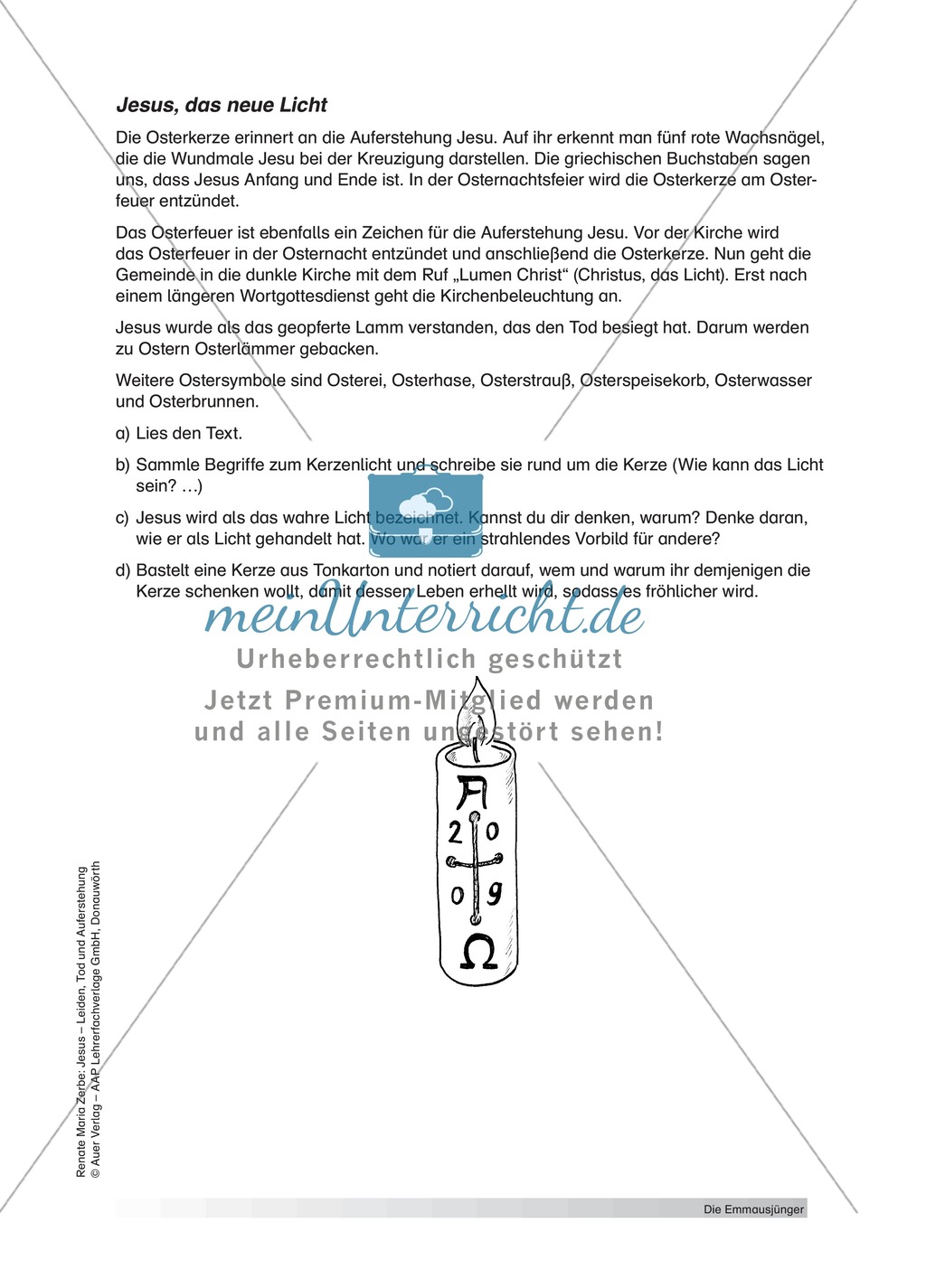 Unterrichtsvorschlag zum Thema