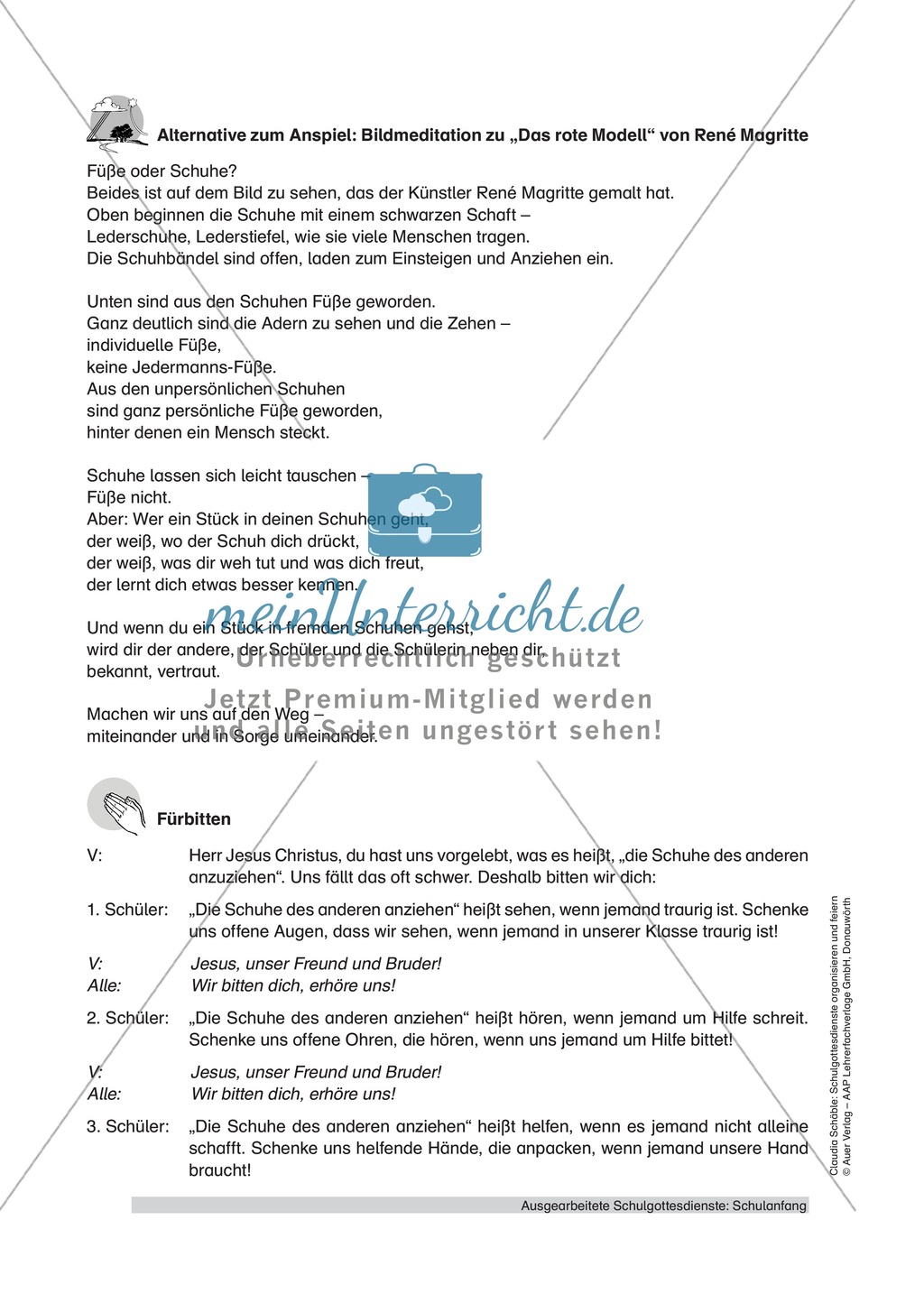 Gottesdienst gestalten: