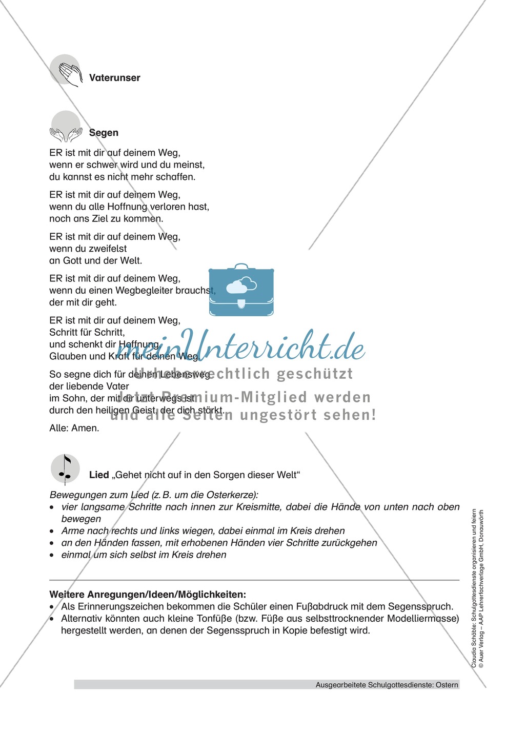 Gottesdienst zum Thema