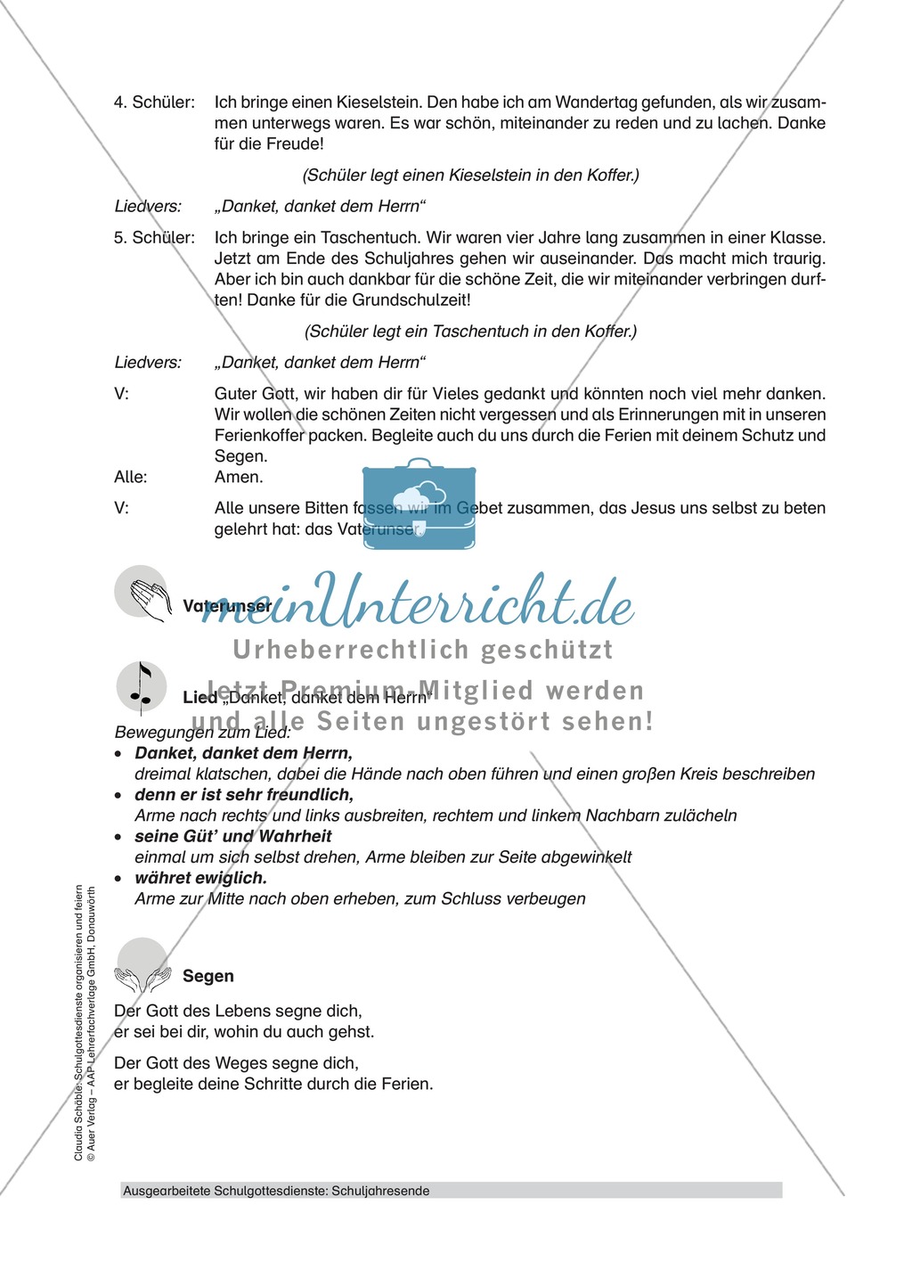 Gottesdienst gestalten: