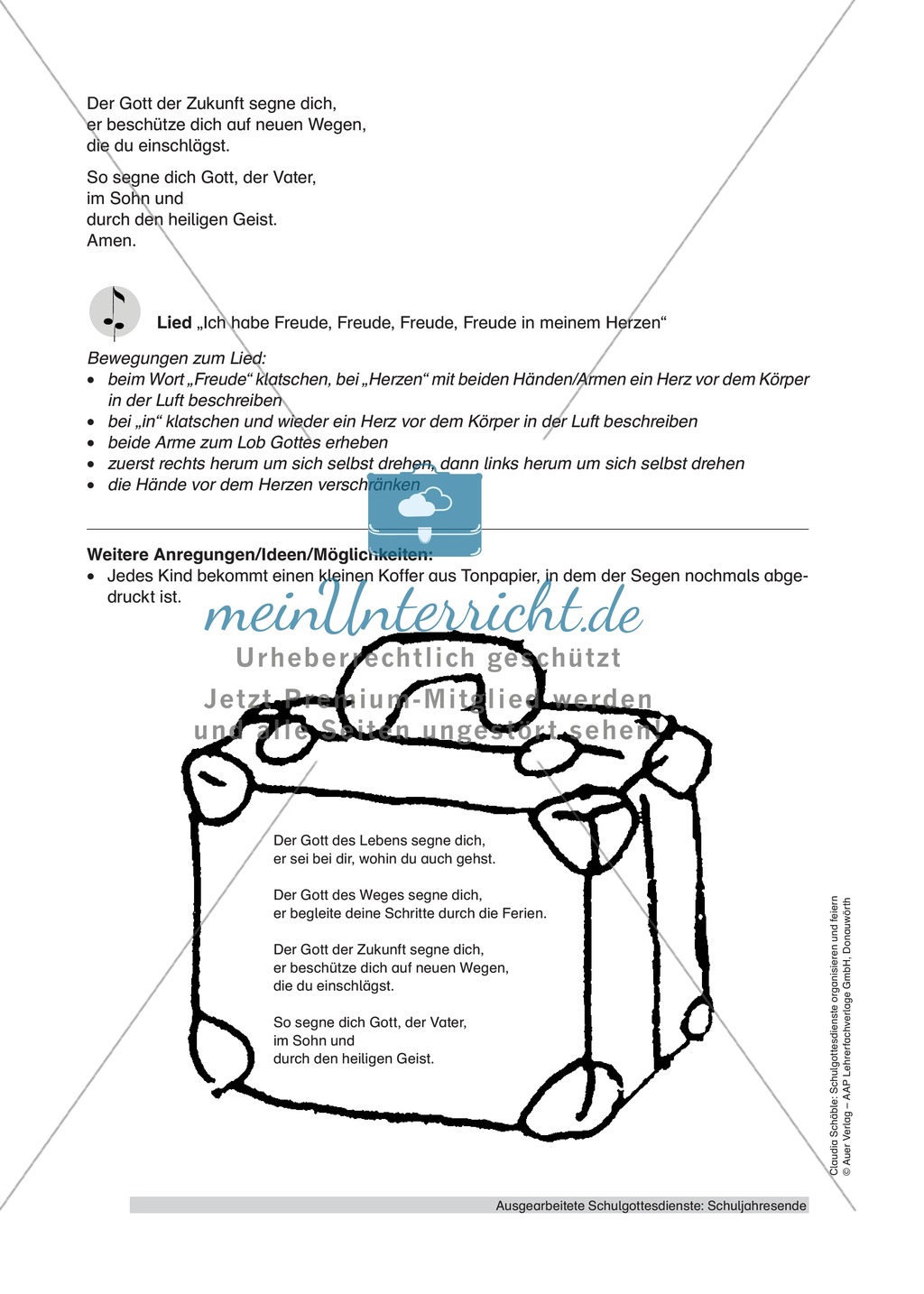 Gottesdienst zum Thema