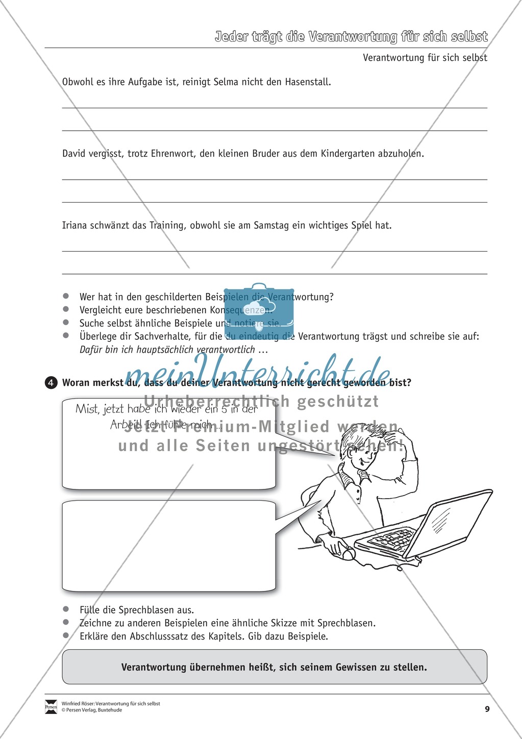 Verantwortung für sich selbst: Wer verantwortlich ist Preview 2