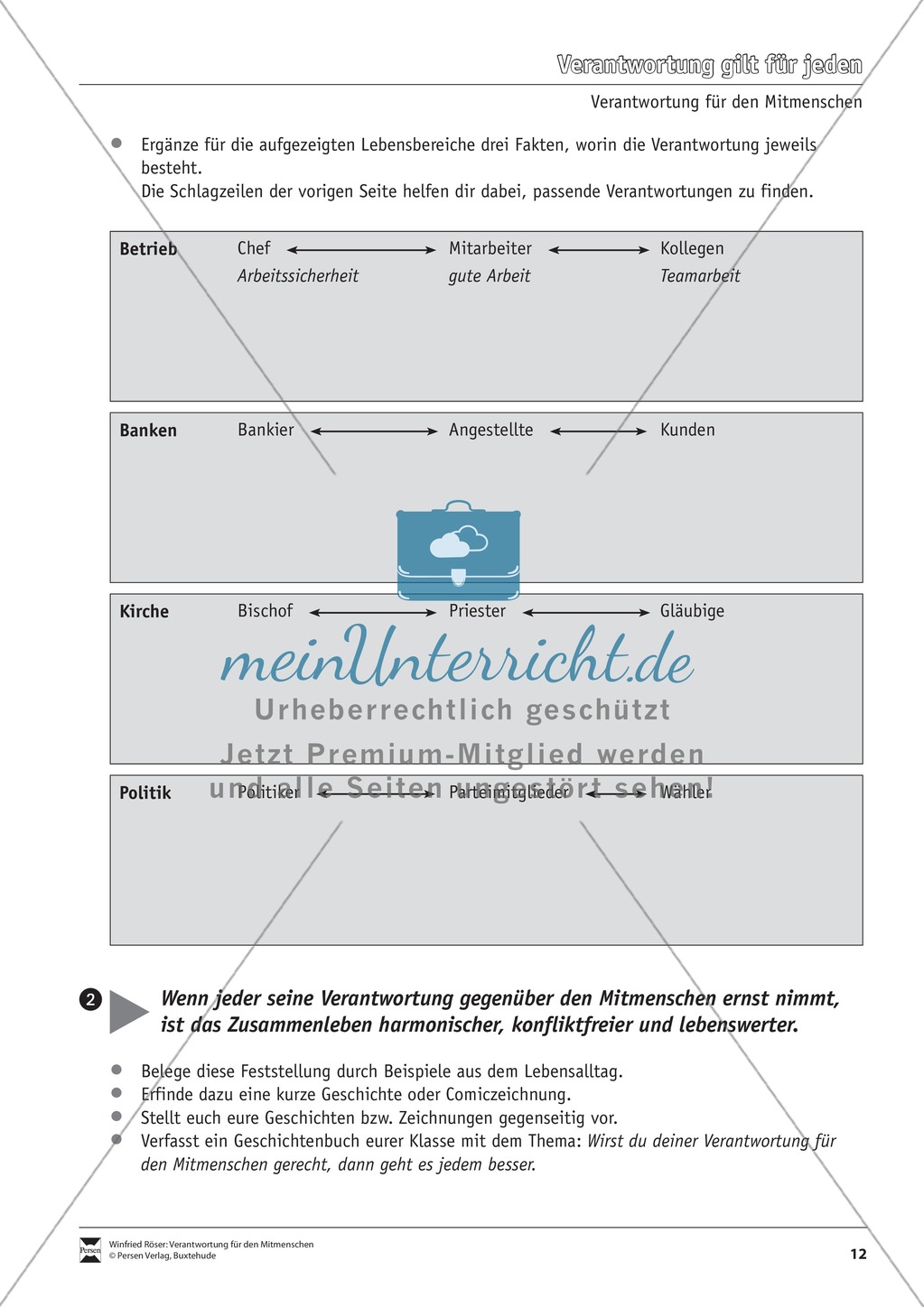 Verantwortung für Mitmenschen: In welchen Bereichen Verantwortung übernommen werden muss Preview 2