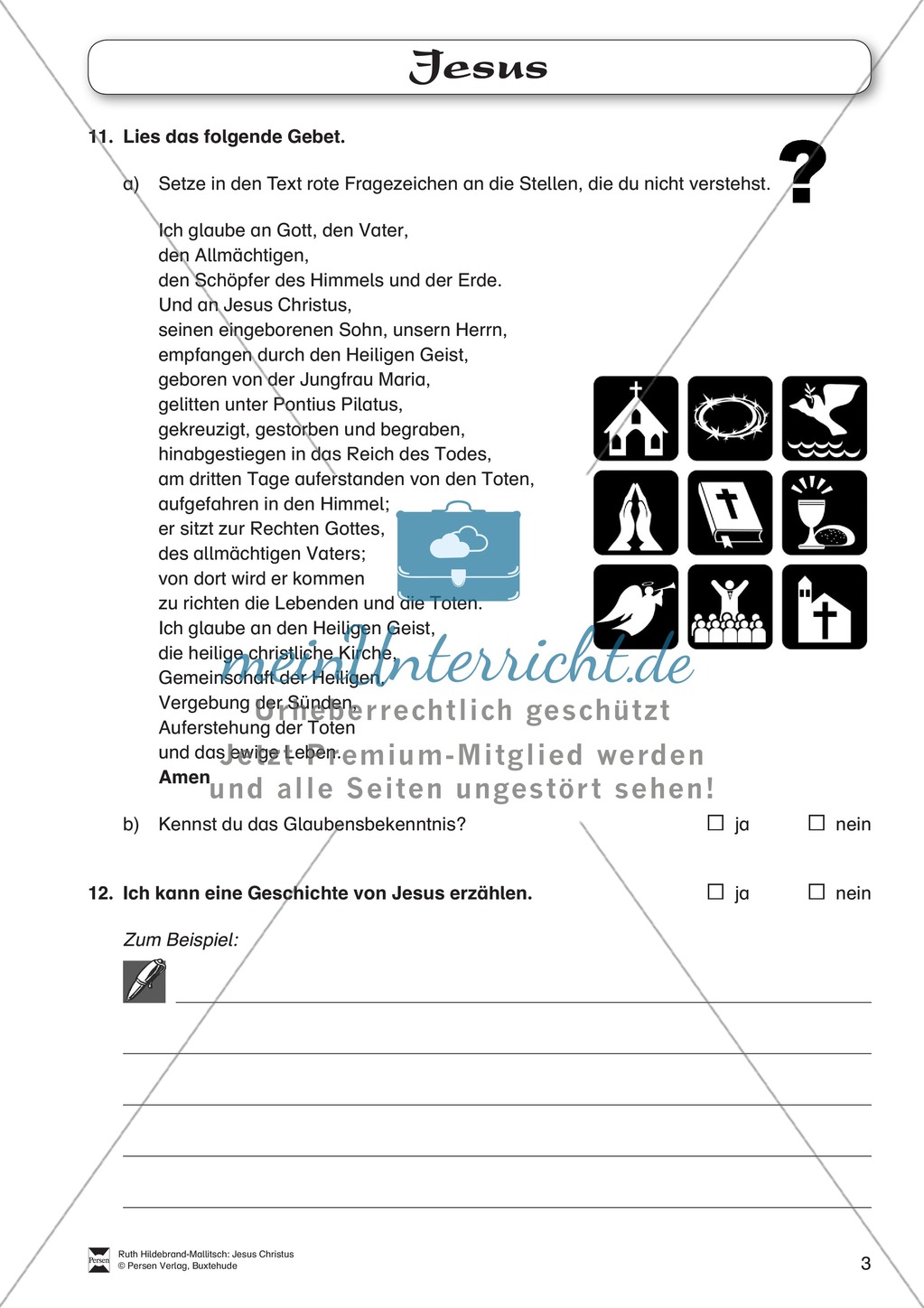 Jesus: Das Glaubensbekenntnis Preview 1