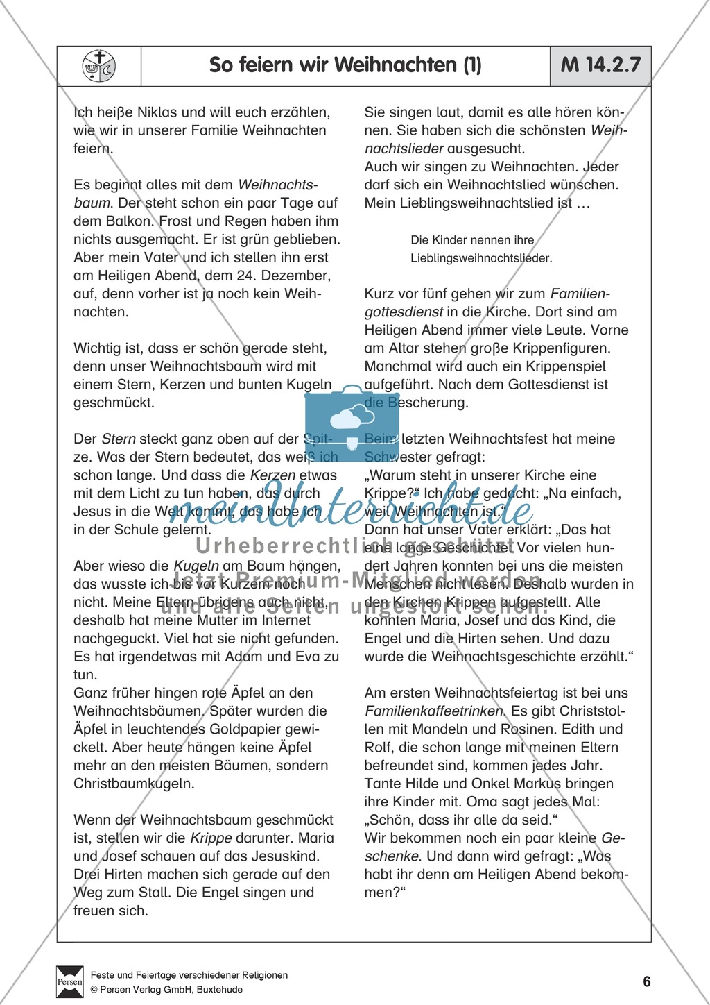 Chanukka und Weihnachten - wichtige Feste verschiedener Kulturen Preview 6