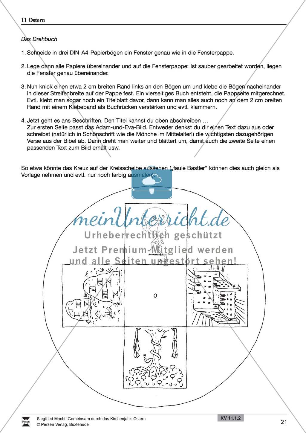 Ostern - Rezept für Brezeln und Hefezopf, Lieder, Oster-Fangen, Basteln, Denksportaufgabe Preview 5