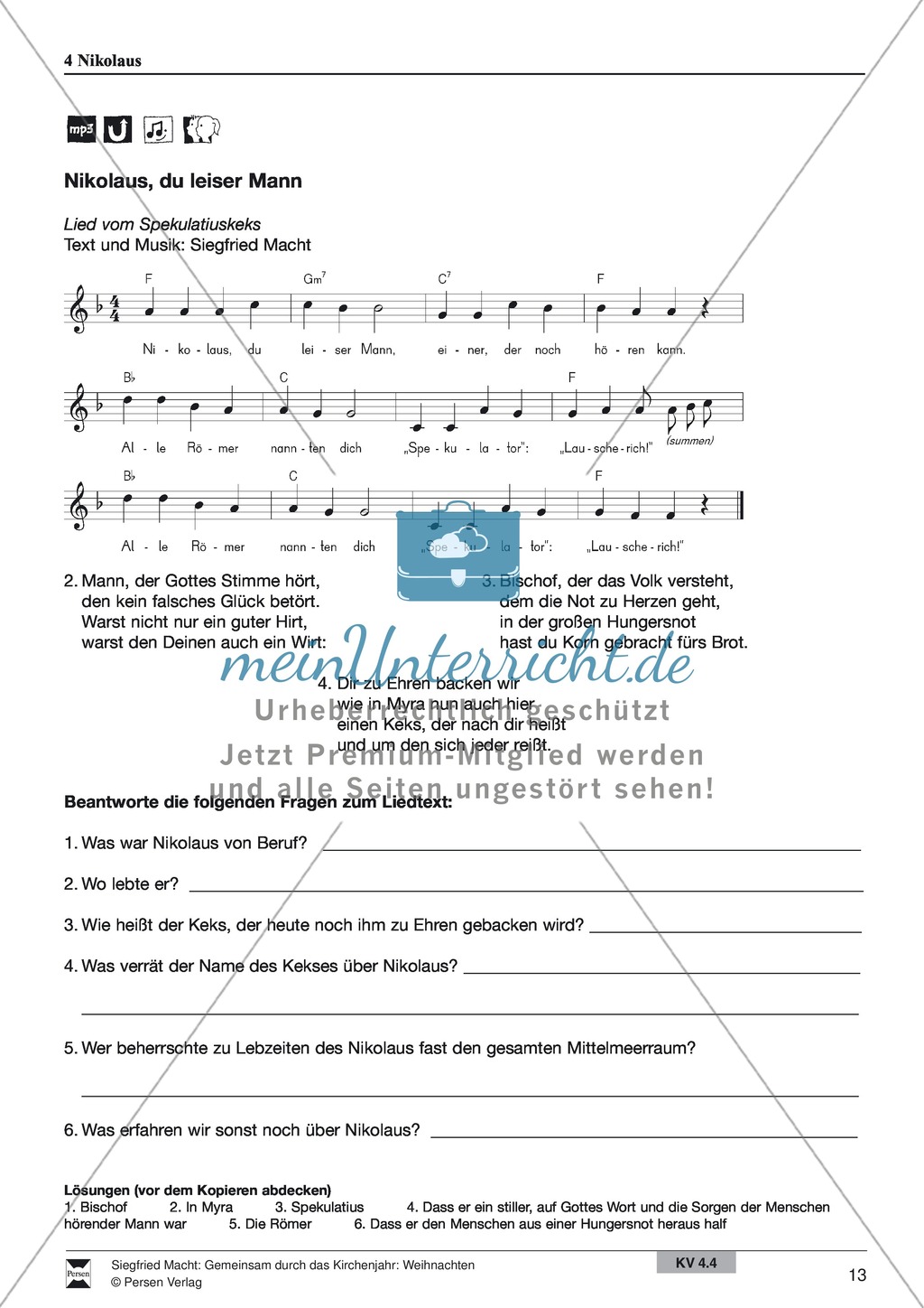Nikolaus: Lieder und Gedichte Preview 4