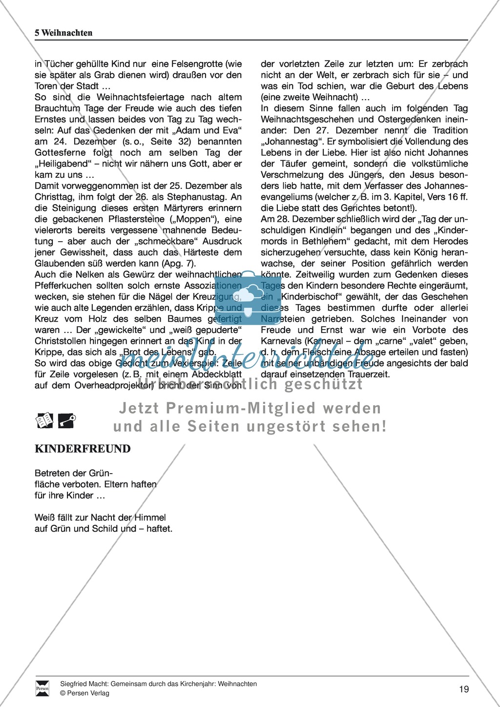 Weihnachten: Lieder und Gedichte Preview 5