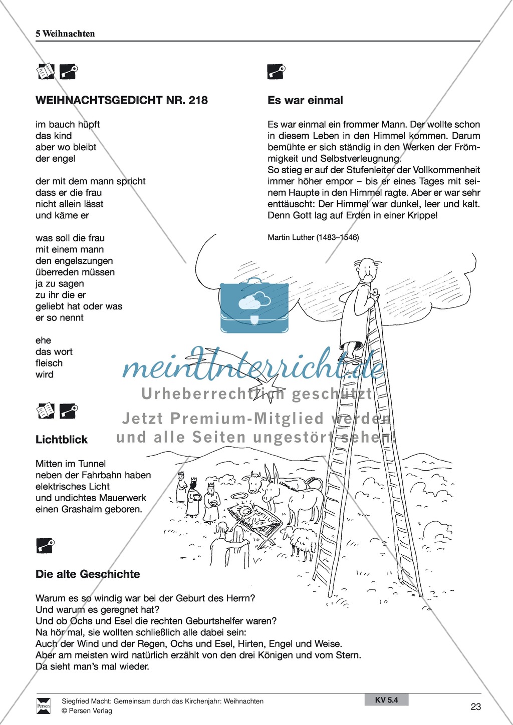 Weihnachten: Lieder und Gedichte Preview 9