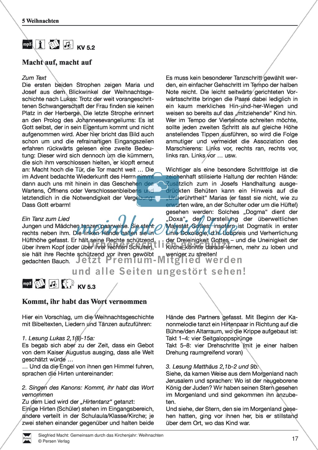 Weihnachten: Aufführung der Weihnachtsgeschichte Preview 1