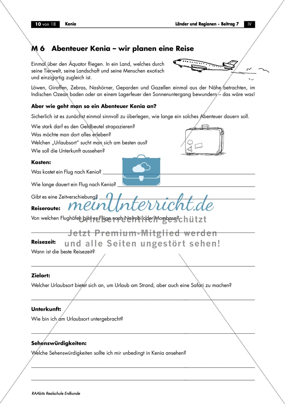 Kenia: Reiseplanung und -vorbereitung Preview 1