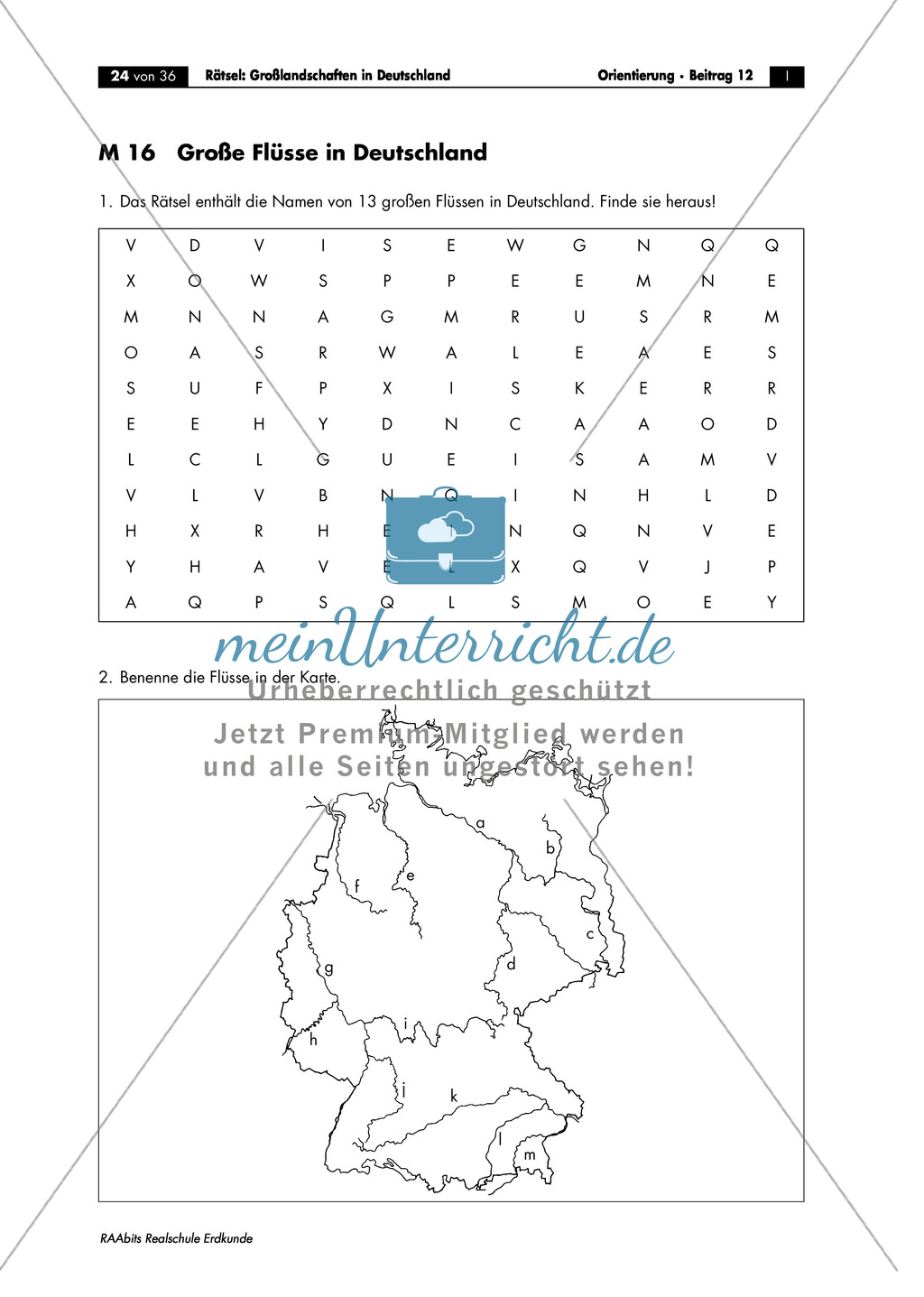 Landschaftskunde Deutschland: Topographie Preview 3