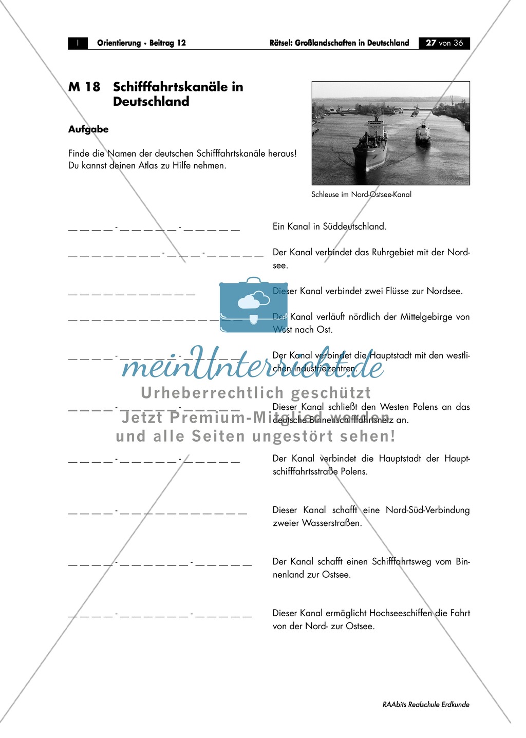 Landschaftskunde Deutschland: Topographie Preview 6