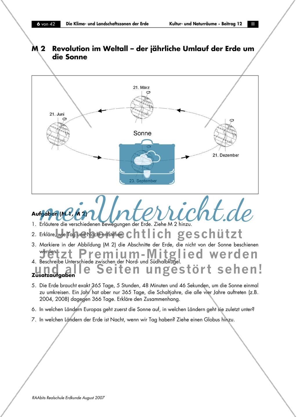 Entstehung von Tag und Nacht und die Entstehung der Jahreszeiten Preview 2