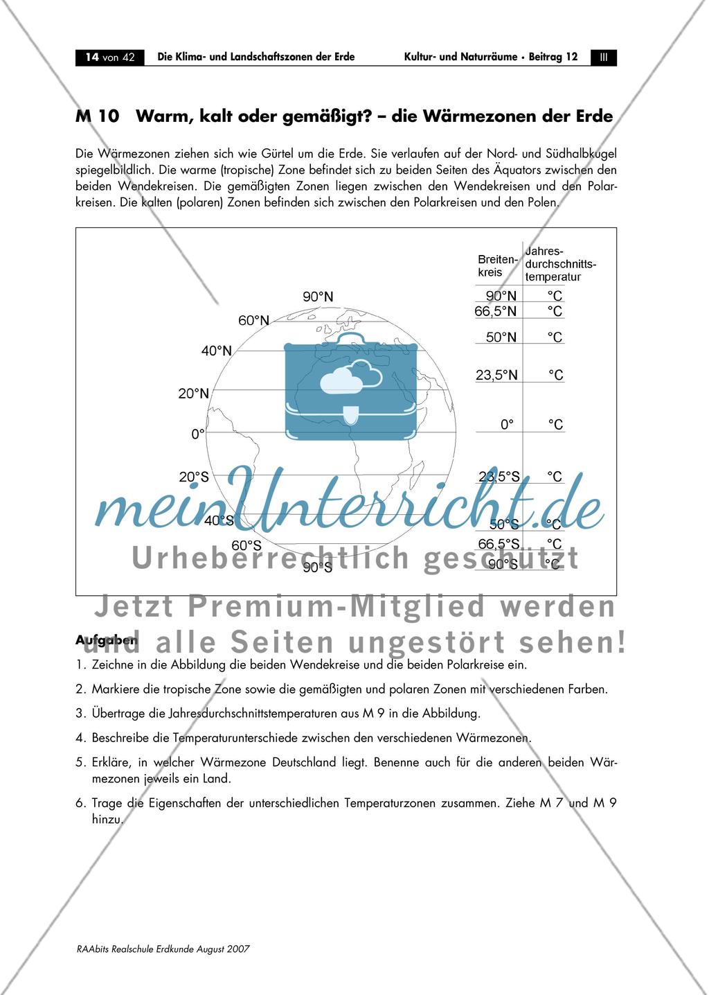 Klimazonen der Erde Preview 3