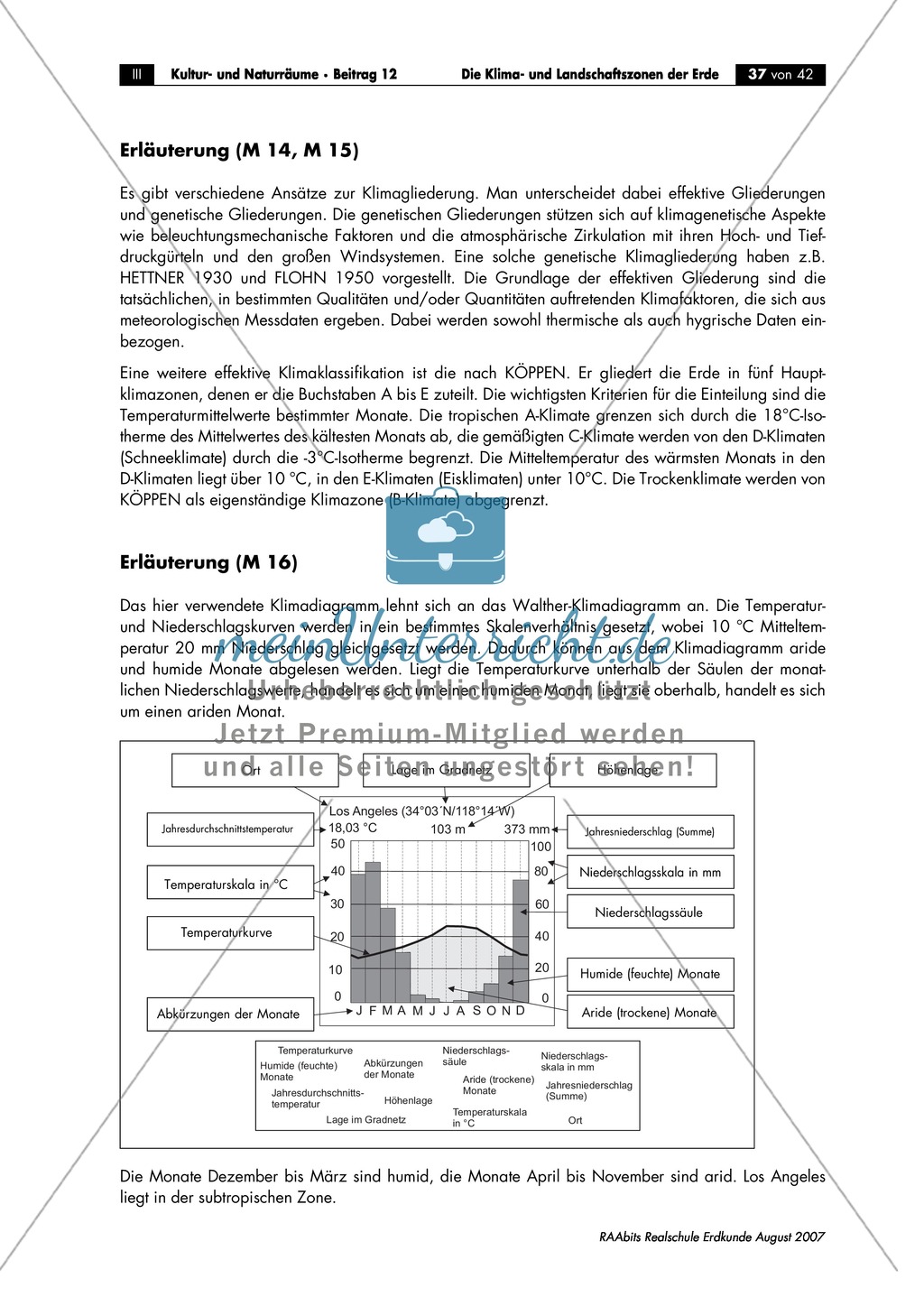 Klima- und Landschaftszonen der Erde: Sonneneinstrahlung + Klimazonen Preview 13