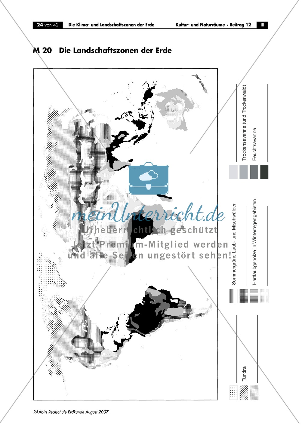 Klima- und Landschaftszonen der Erde: Landschaftszonen der Erde Preview 3