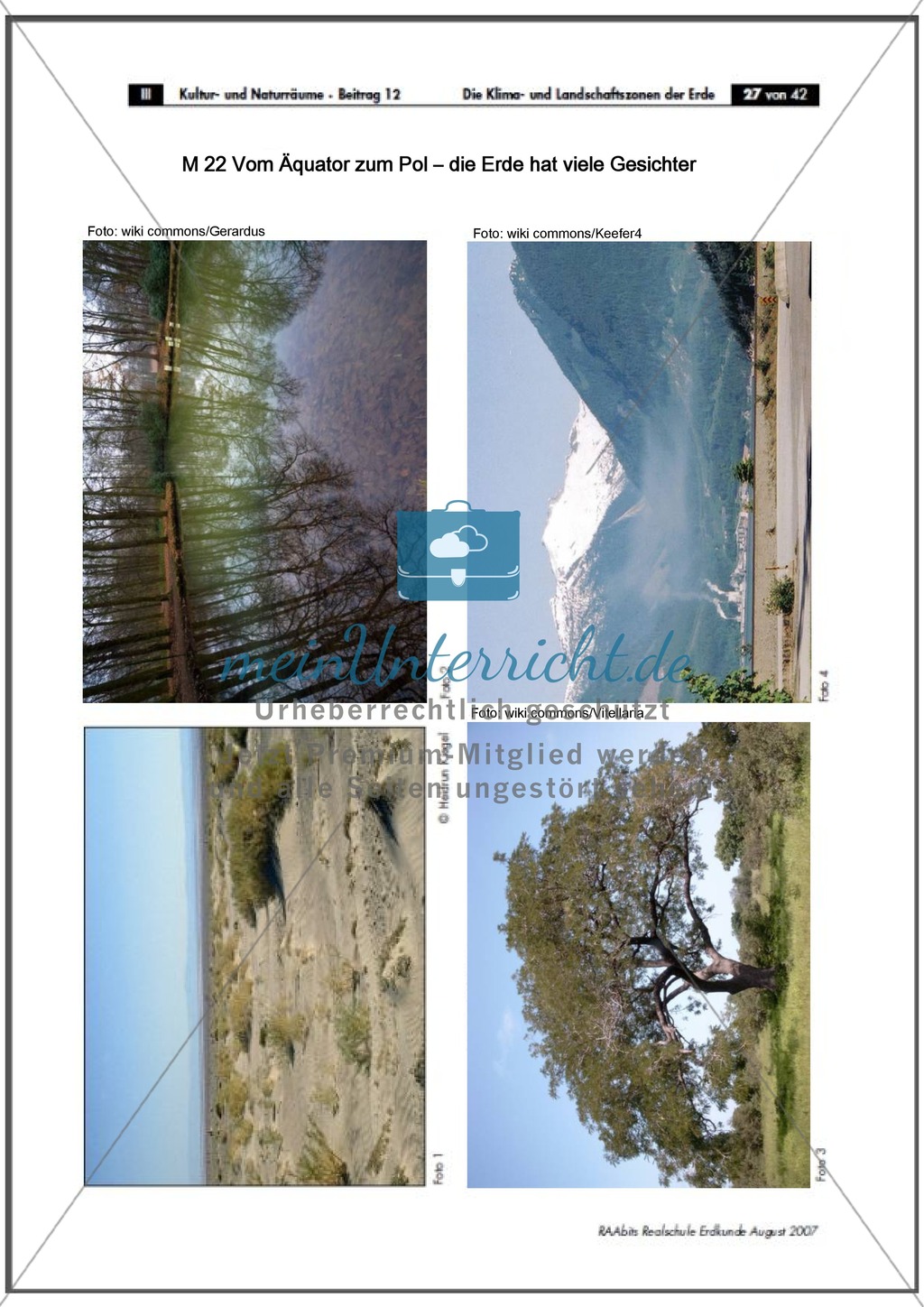 Klima- und Landschaftszonen der Erde: Landschaftszonen der Erde Preview 6
