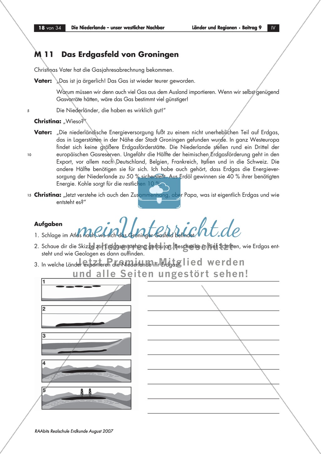 Die Niederlande: Wirtschaft - Landwirtschaft + Energie + Tourismus Preview 2