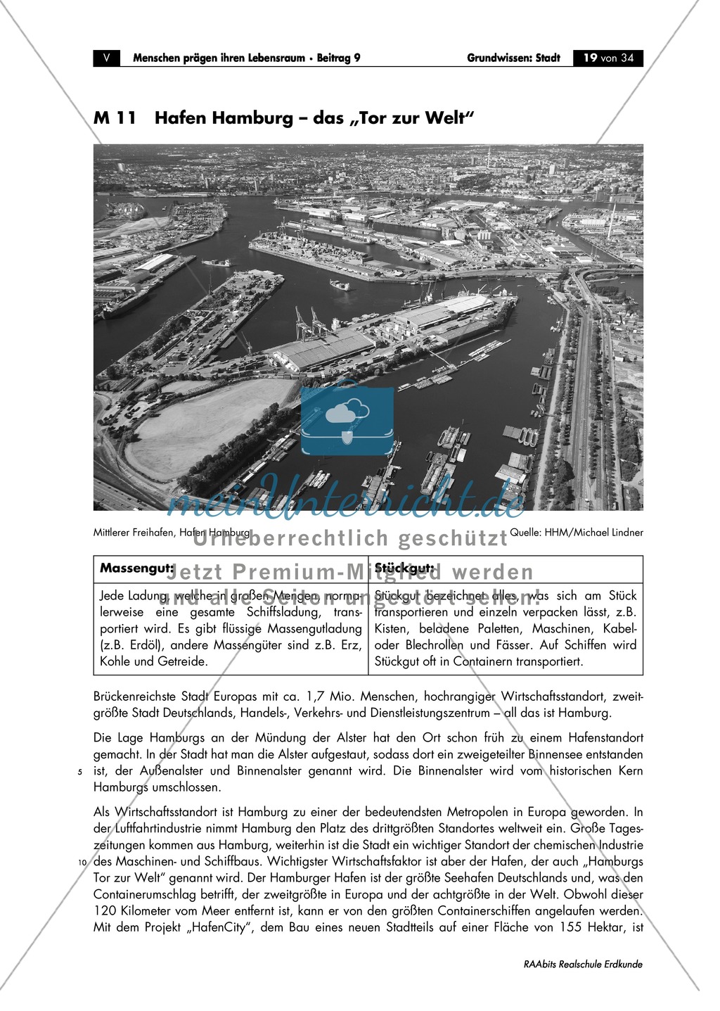 Grundlagen Stadt: Hamburg - Hafencity + Städtebauprojekt Preview 1