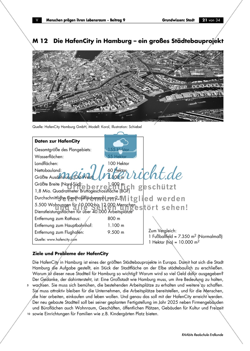 Grundlagen Stadt: Hamburg - Hafencity + Städtebauprojekt Preview 3