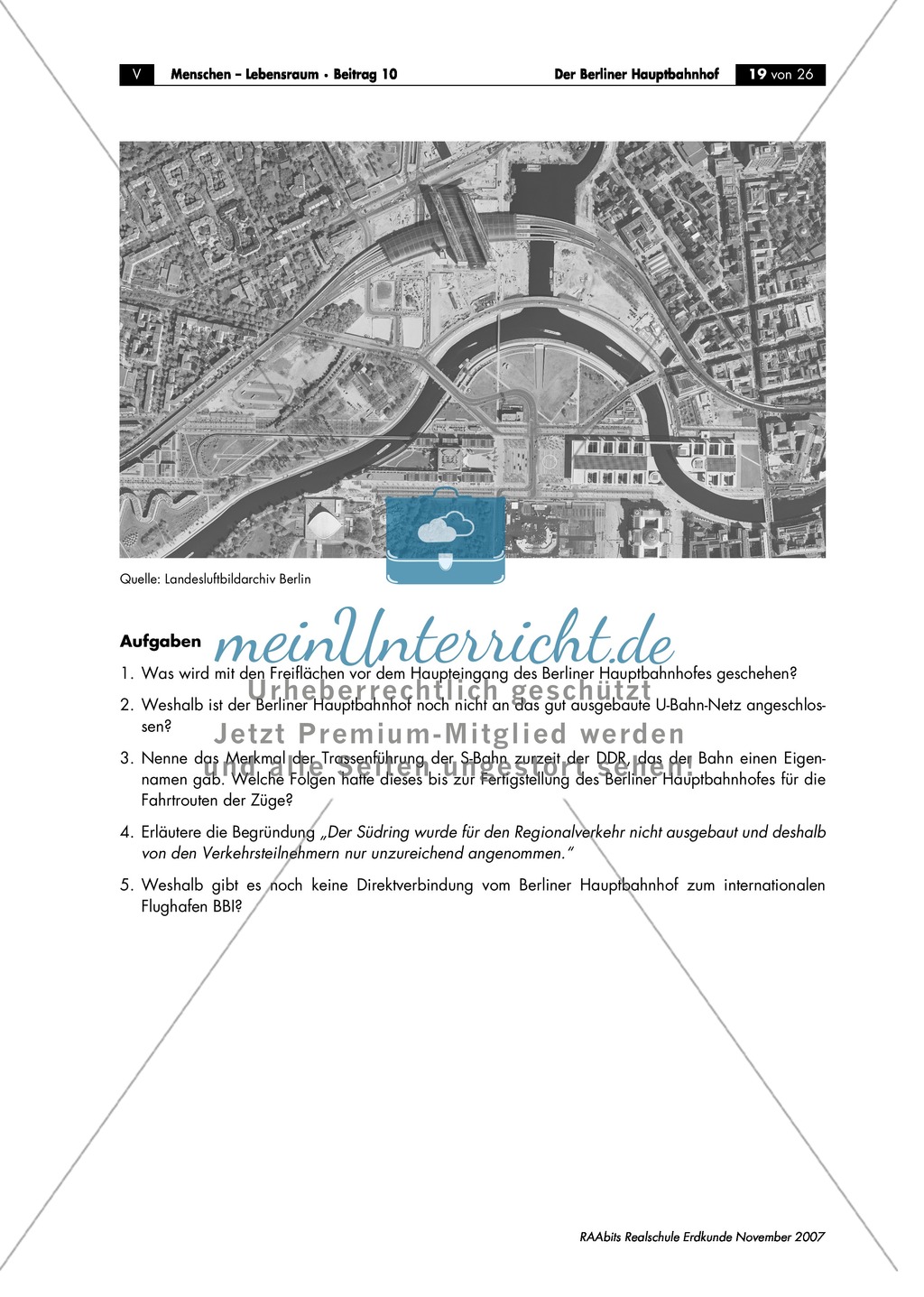 Prognose für eine Verbesserung des Lehrter Stadtquartiers durch den Berliner Hauptbahnhof Preview 2