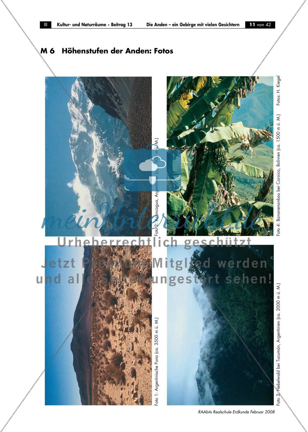 Immer weiter nach oben – eine Zugfahrt in Ecuador / Höhenstufen der Anden: Arbeits- und Lösungsblatt / Fotos Preview 4