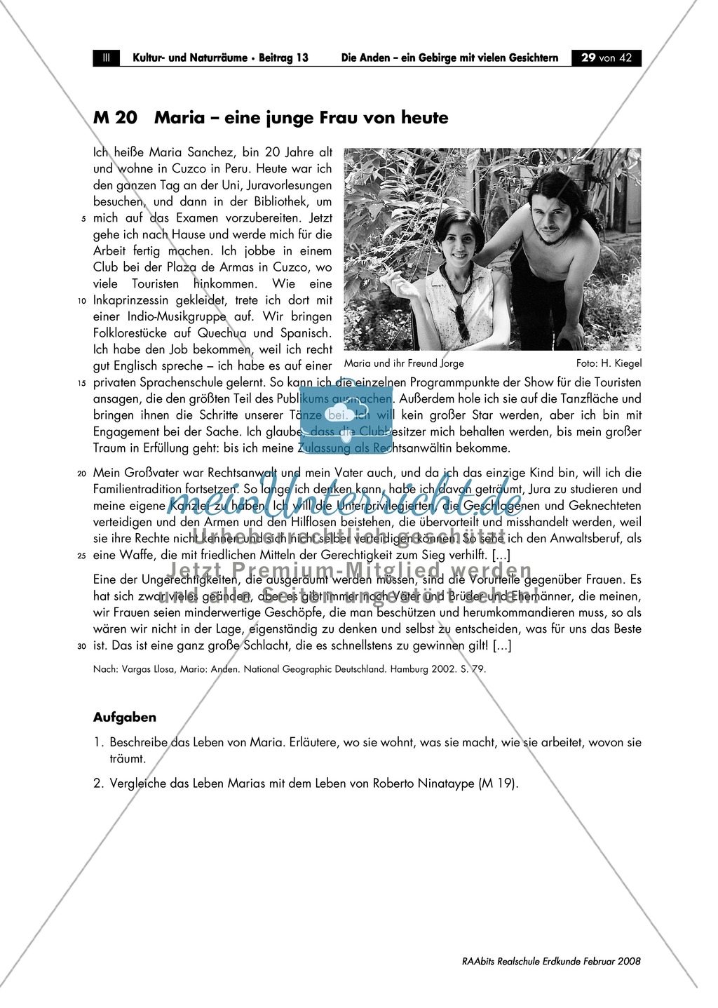 Die Anden kennen lernen - Aspekte aus Sozial- und Kulturgeographie: Inkas + Sprachen + Lebensbedingungen + Sozialstrukturen Preview 4