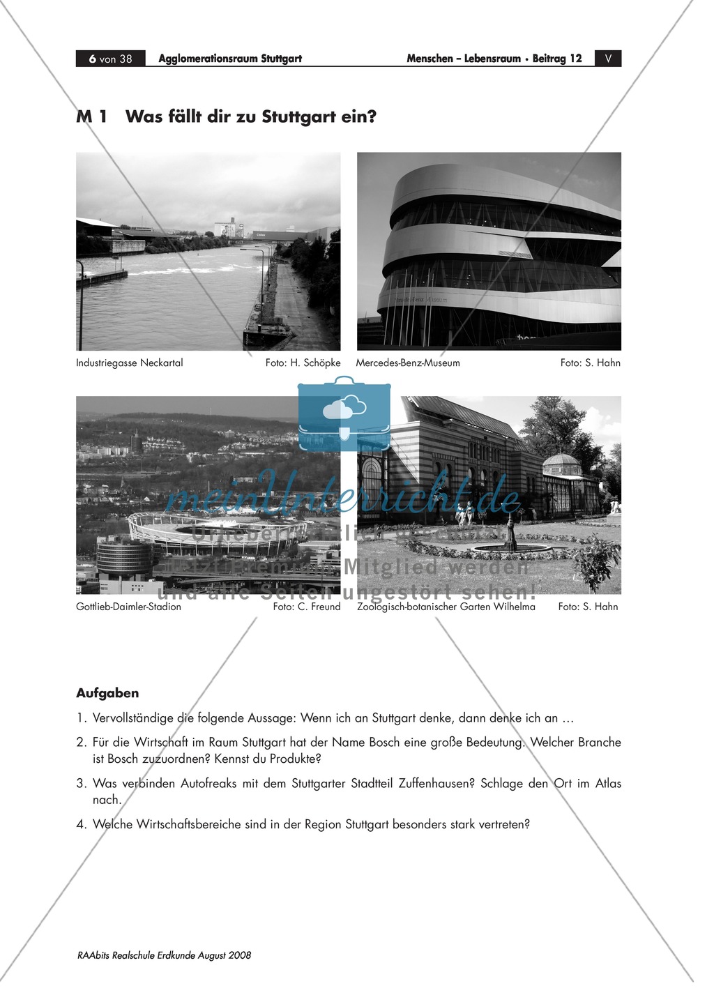 Brainstorming zur Stadt Stuttgart + Bilder Preview 1