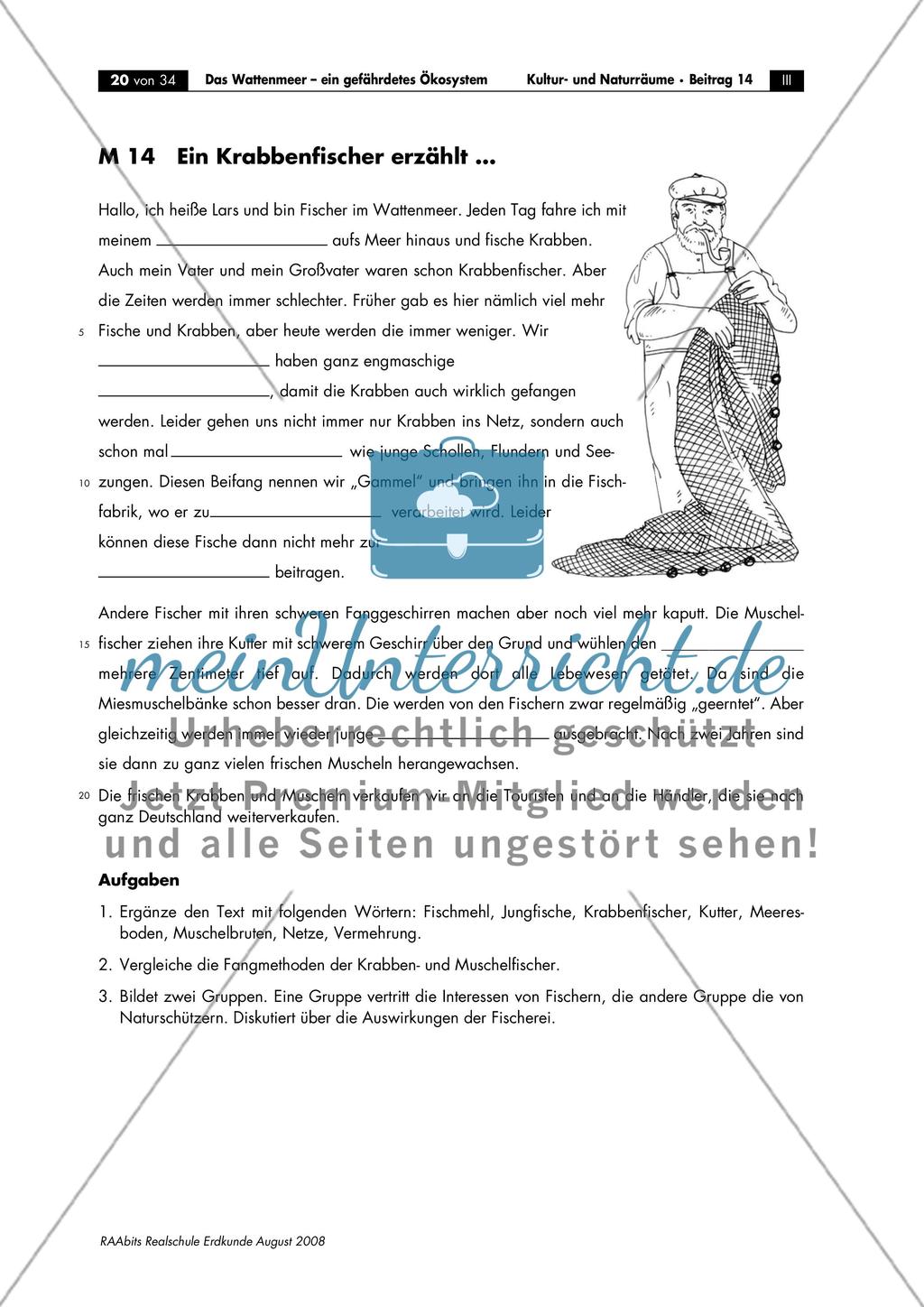 Nutzung und Gefährdung des Wattenmeeres Preview 3