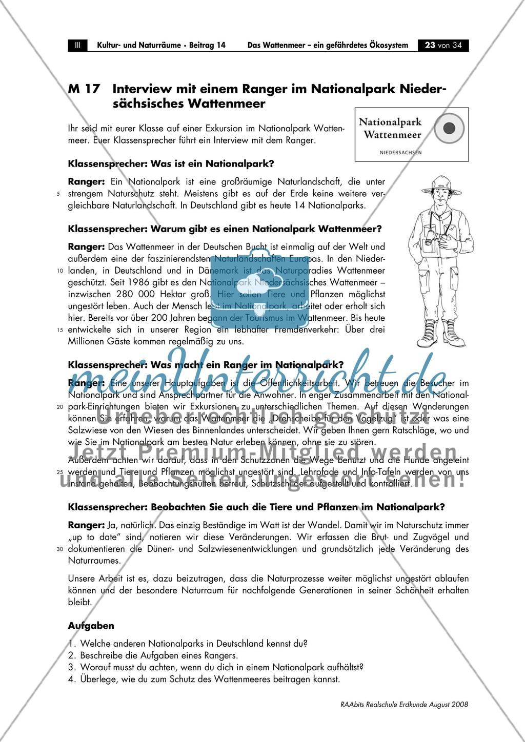Nutzung und Gefährdung des Wattenmeeres Preview 6
