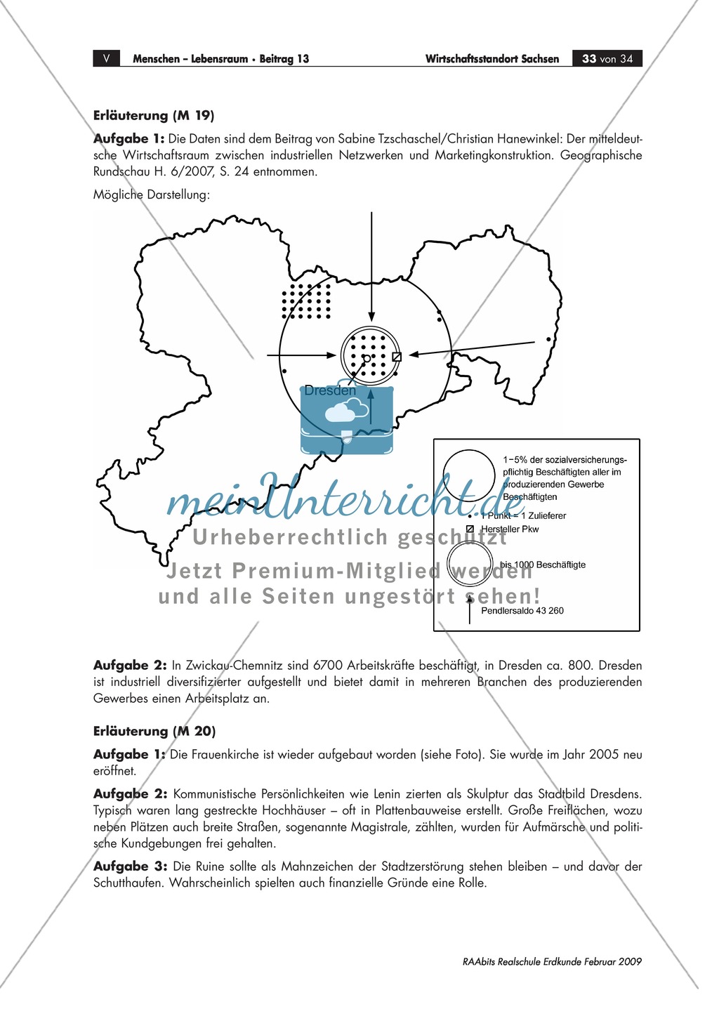 Wirtschaftlicher Aufschwung in den neuen Bundesländern: Cluster am Beispiel der Industrie in Sachsen kennen lernen Preview 5