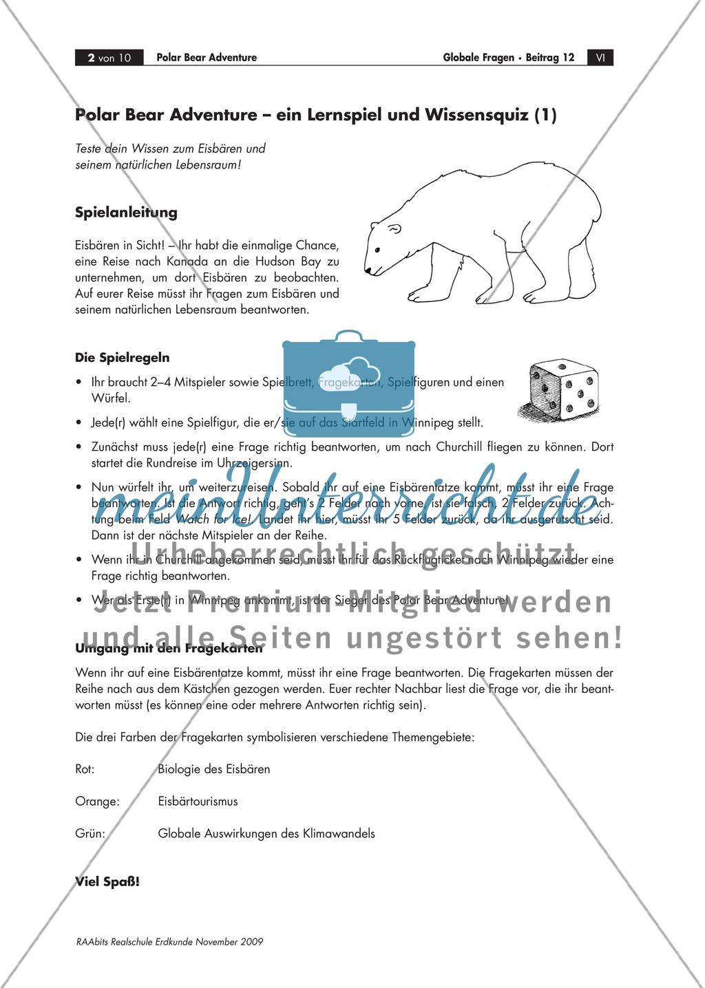 Polar Bear Adventure – ein Lernspiel und Wissensquiz Preview 2