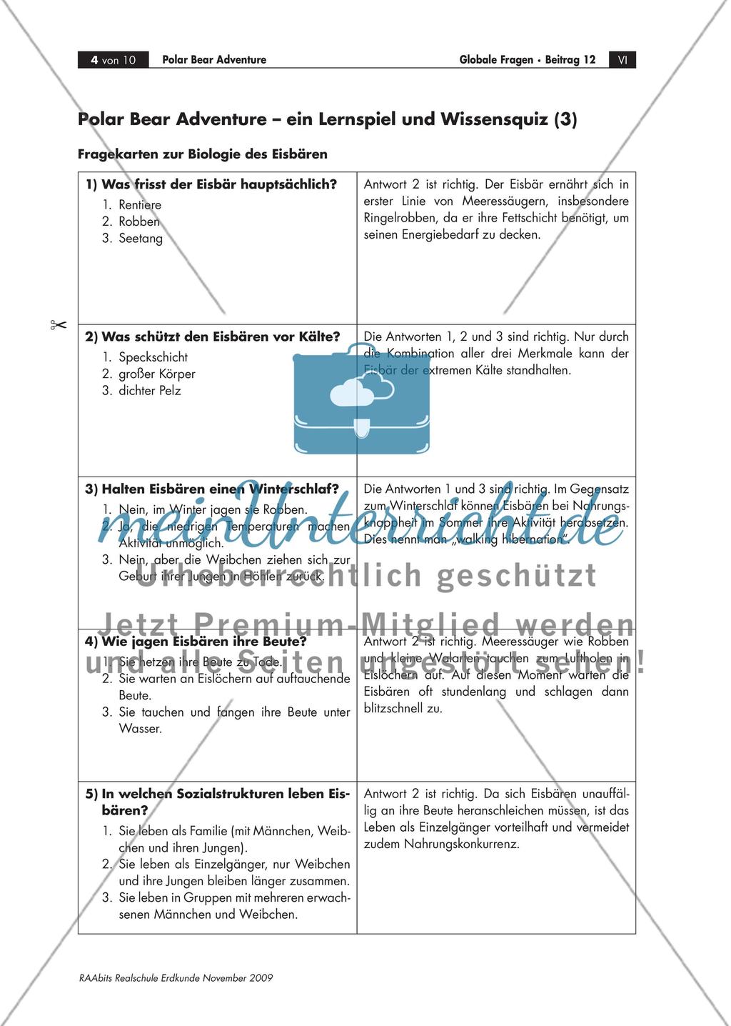 Polar Bear Adventure – ein Lernspiel und Wissensquiz Preview 4