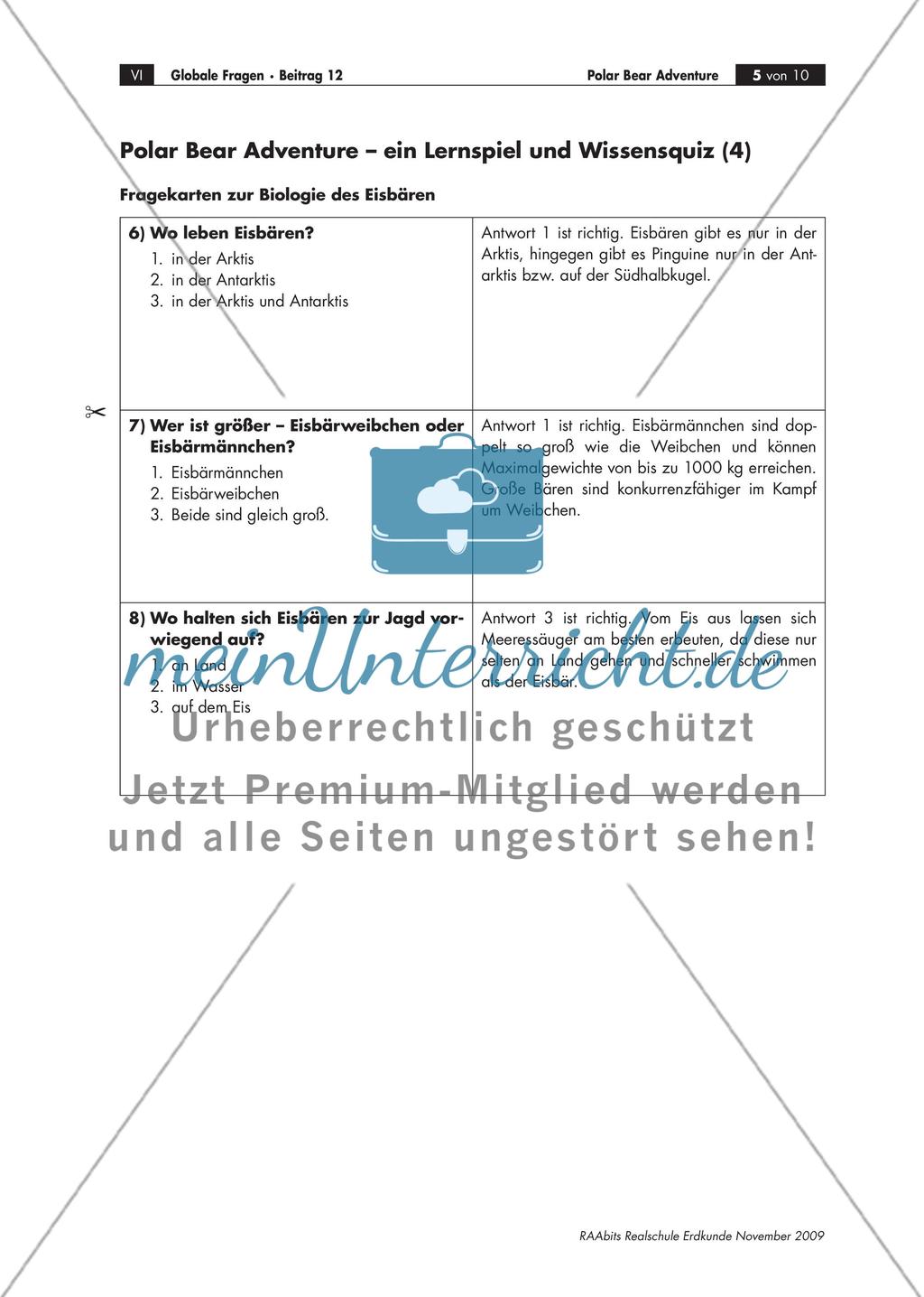 Polar Bear Adventure – ein Lernspiel und Wissensquiz Preview 5