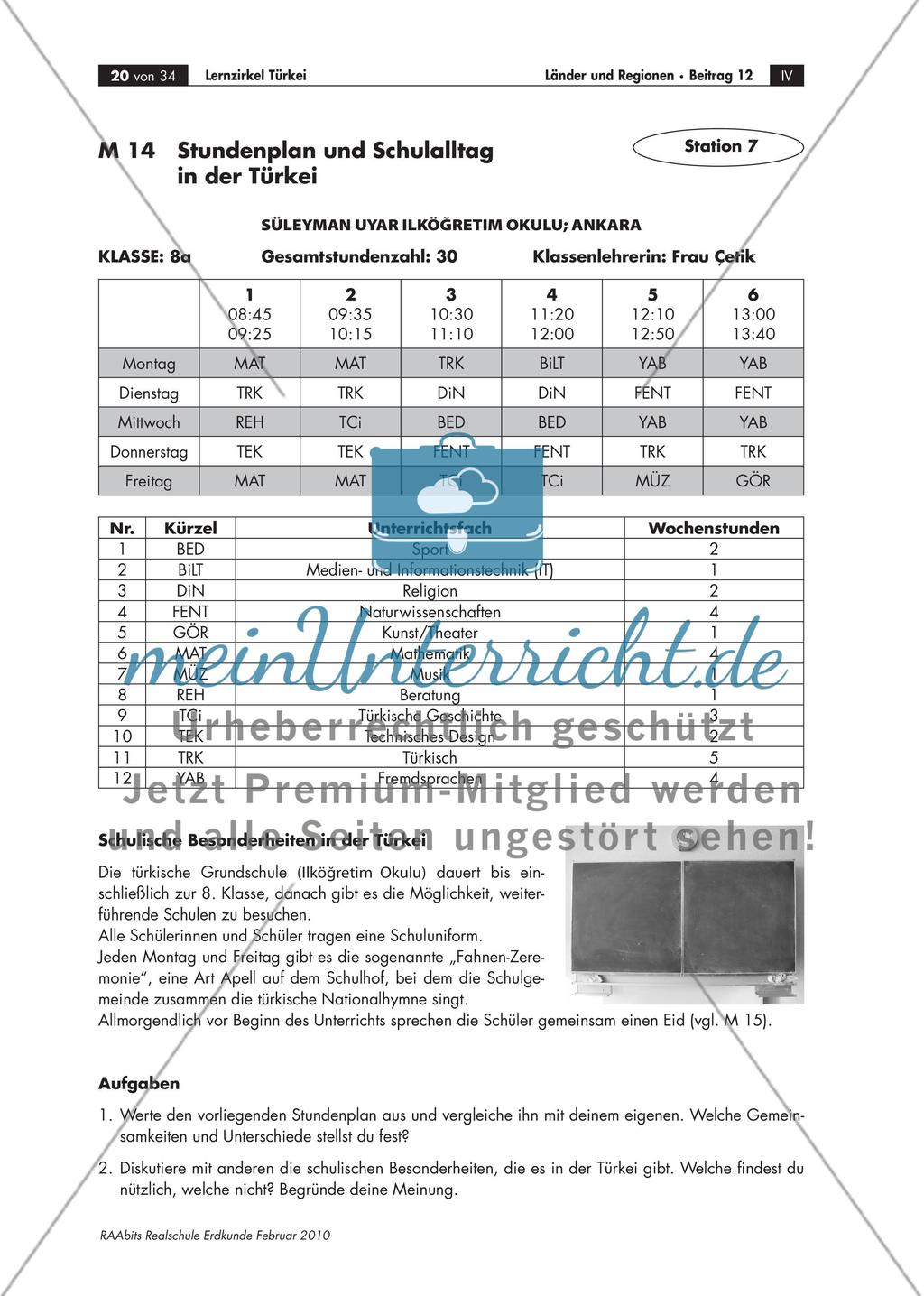 Vom Agrar- zum modernen Industriestaat? – Ein Lernzirkel zum EU-Beitrittskandidaten Türkei Preview 20