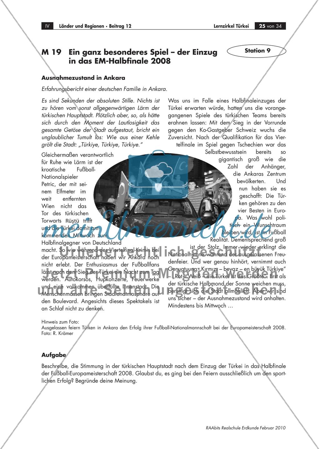 Vom Agrar- zum modernen Industriestaat? – Ein Lernzirkel zum EU-Beitrittskandidaten Türkei Preview 25