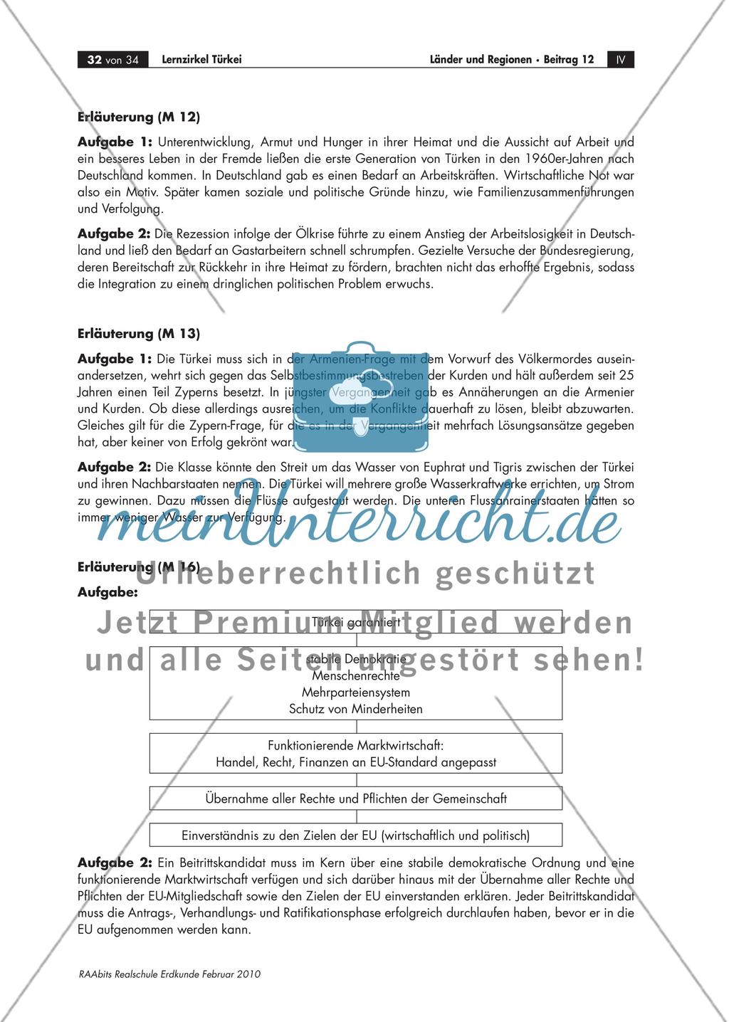 Vom Agrar- zum modernen Industriestaat? – Ein Lernzirkel zum EU-Beitrittskandidaten Türkei Preview 32