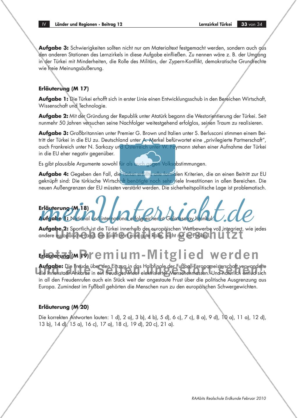 Vom Agrar- zum modernen Industriestaat? – Ein Lernzirkel zum EU-Beitrittskandidaten Türkei Preview 33